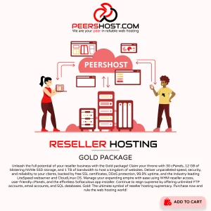 Experience the unparalleled speed and performance of Reseller Hosting Gold
